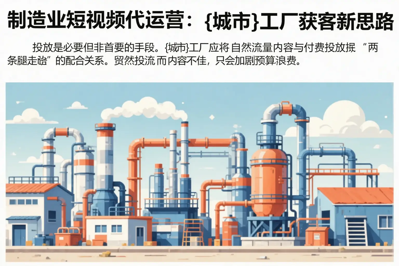 制造业短视频代运营:平山工厂获客新思路